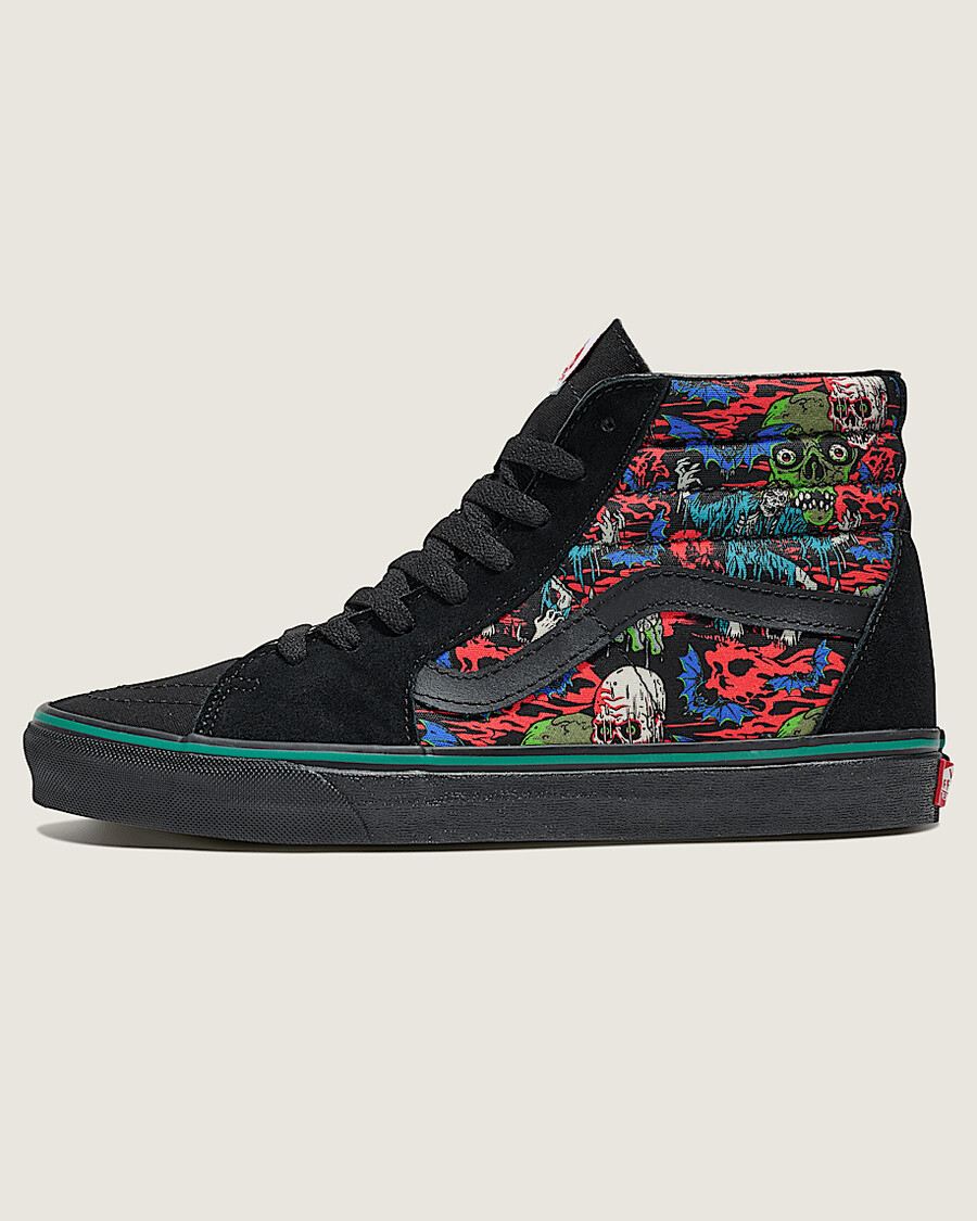 customs sk8-hi halloween shoe