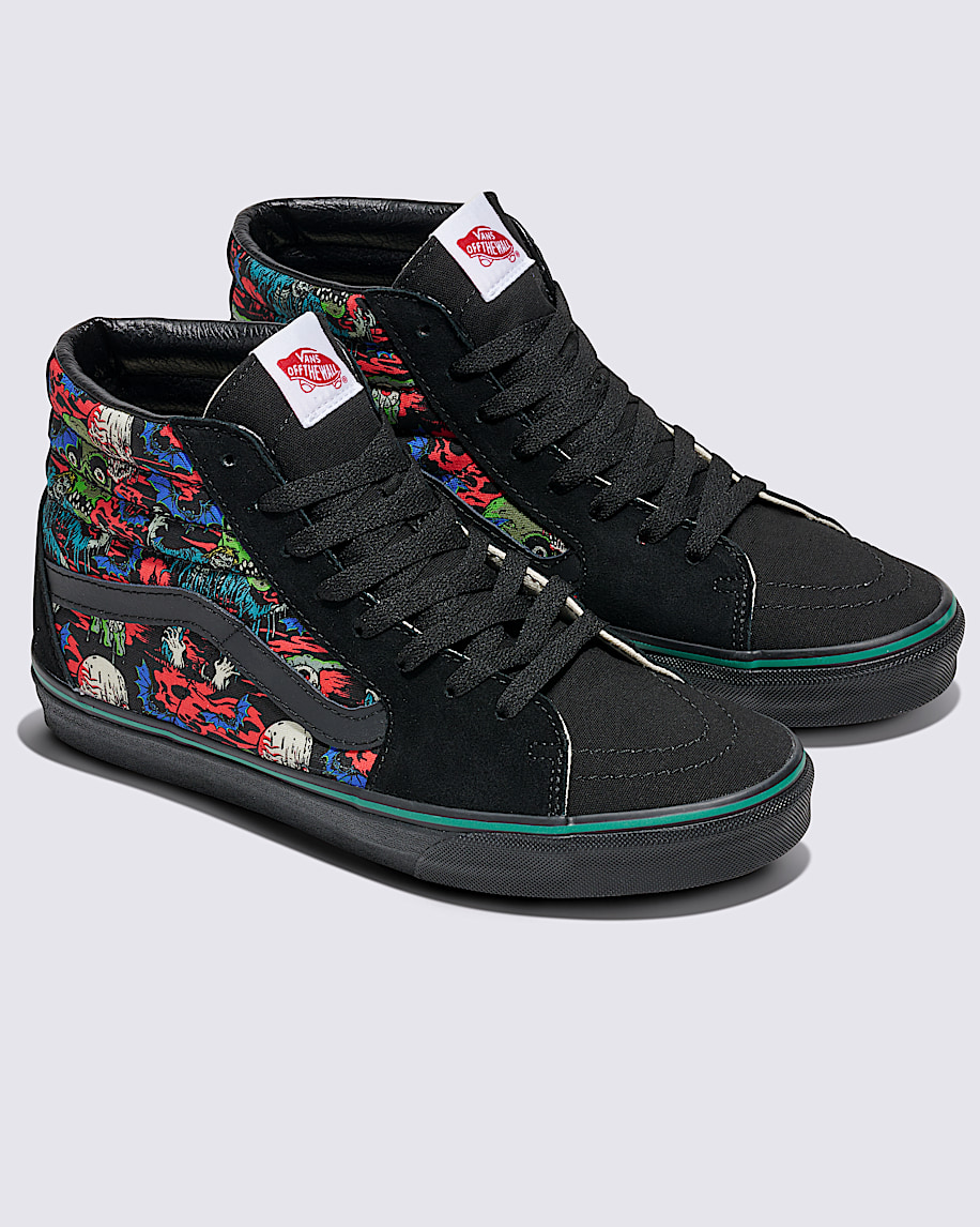 customs sk8-hi halloween shoe