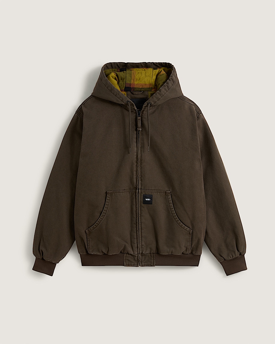 workwear canvas full zip jacket
