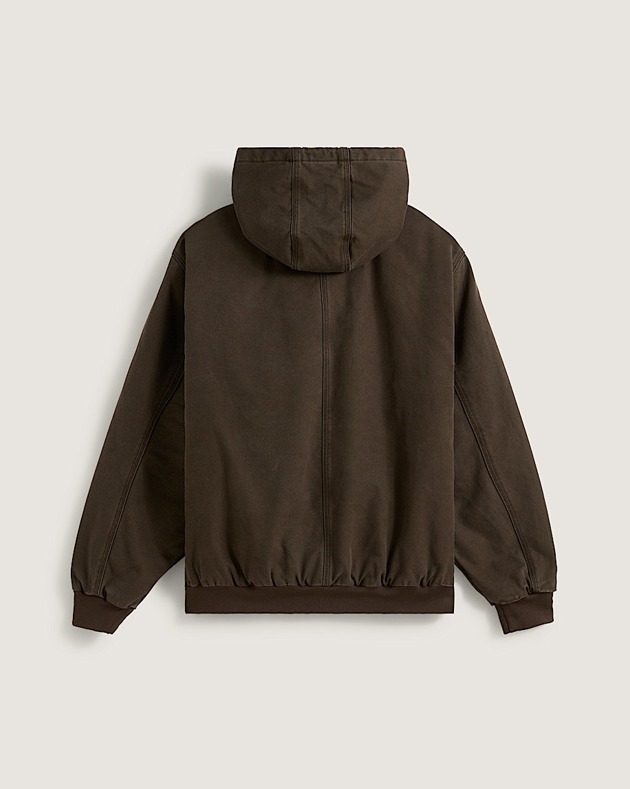 workwear canvas full zip jacket