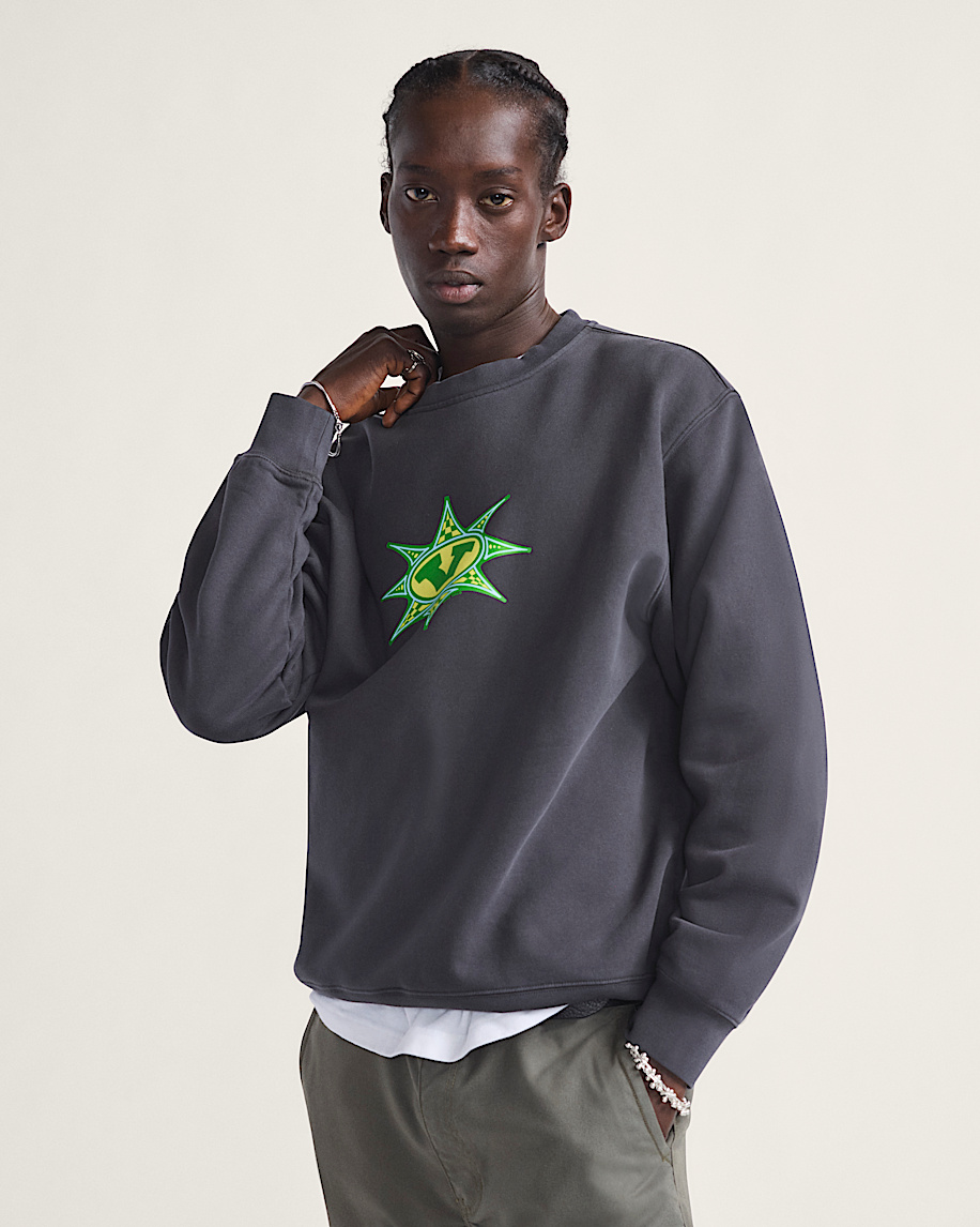 star checker crew sweatshirt