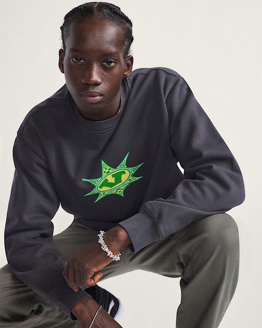 star checker crew sweatshirt