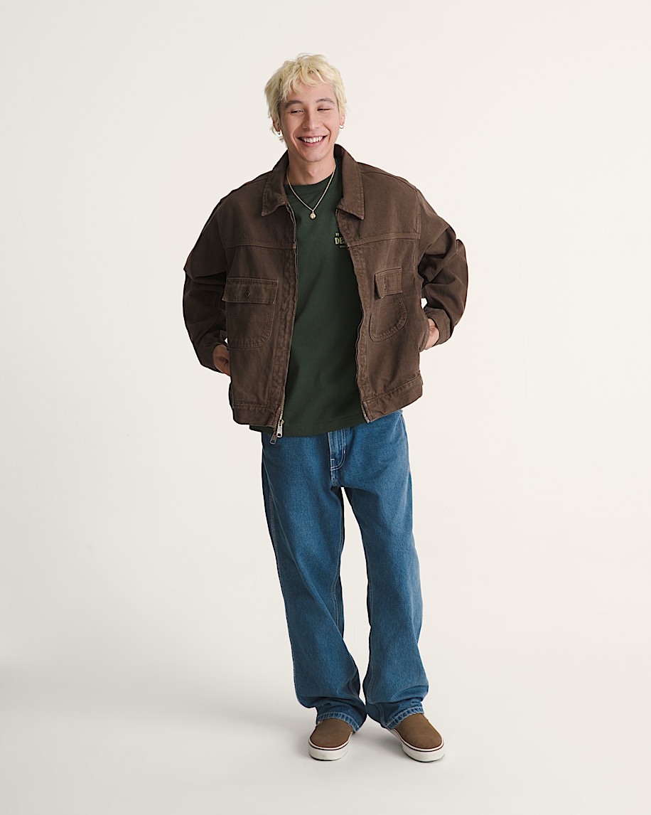 skate garage denim jacket