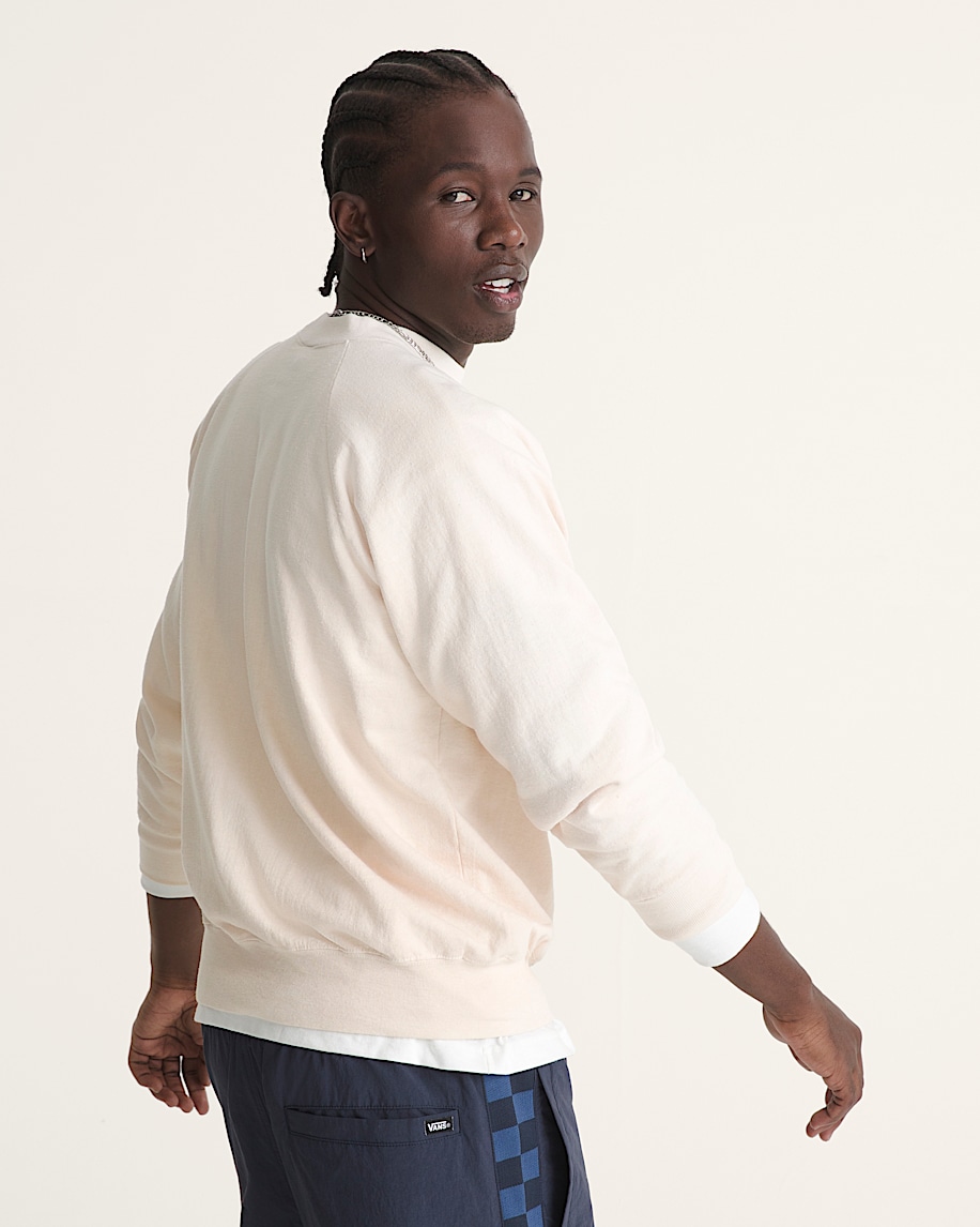 waffle shop wave blend crewneck sweatshirt