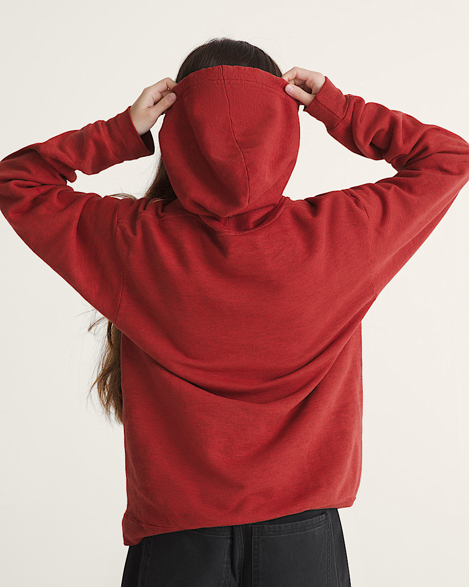 waffle shop wave blend pullover hoodie