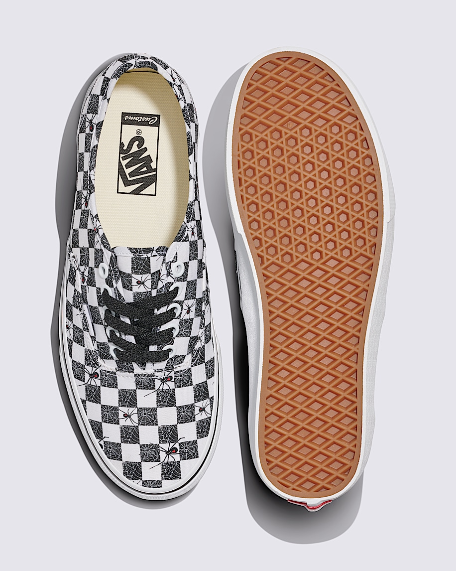 customs authentic halloween checkerboard shoe