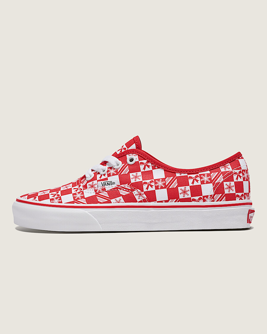 customs authentic holiday checkerboard shoe