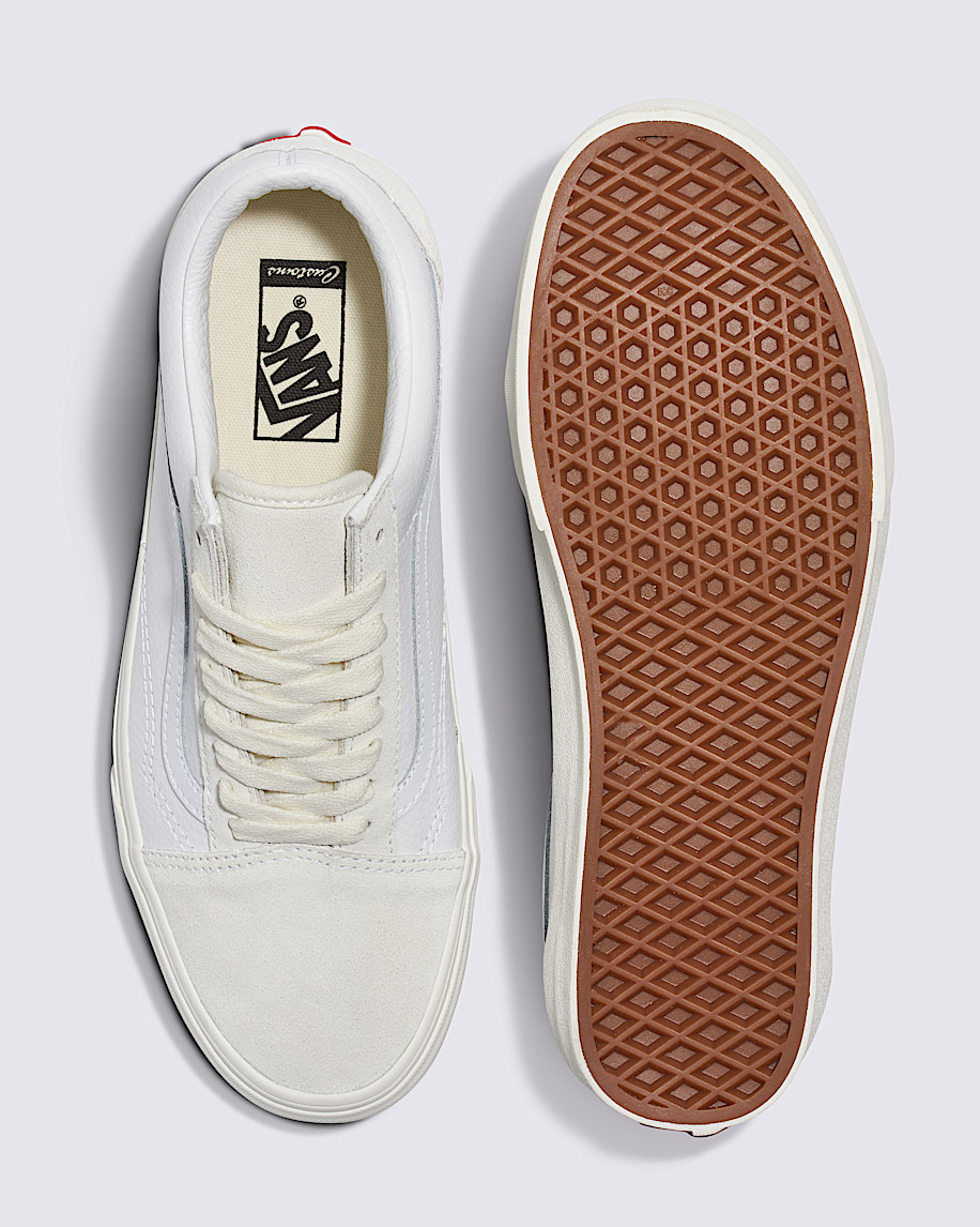 customs old skool leather shoe