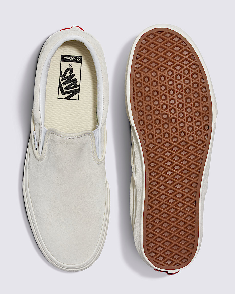 customs classic slip-on suede shoe