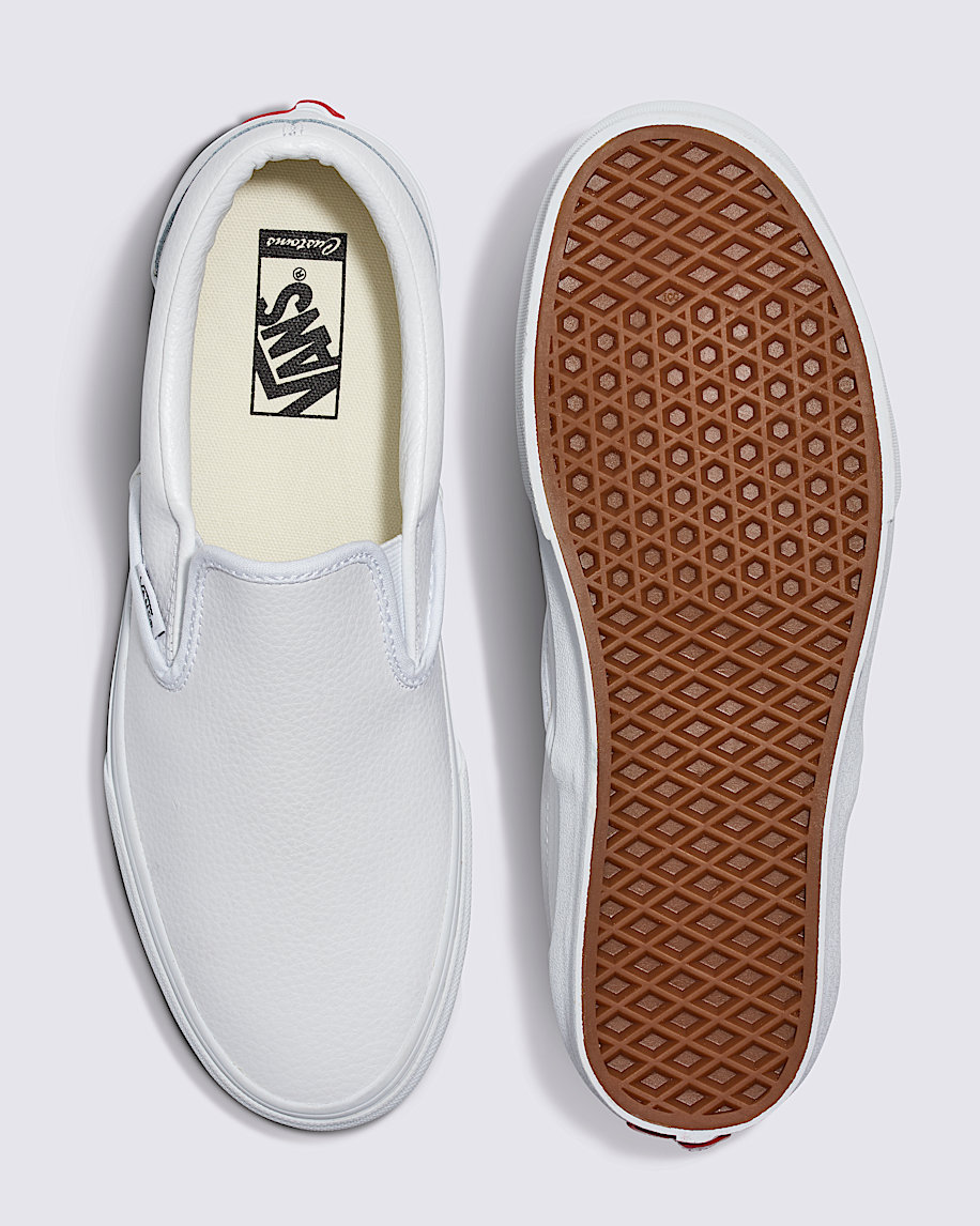 customs classic slip-on leather shoe