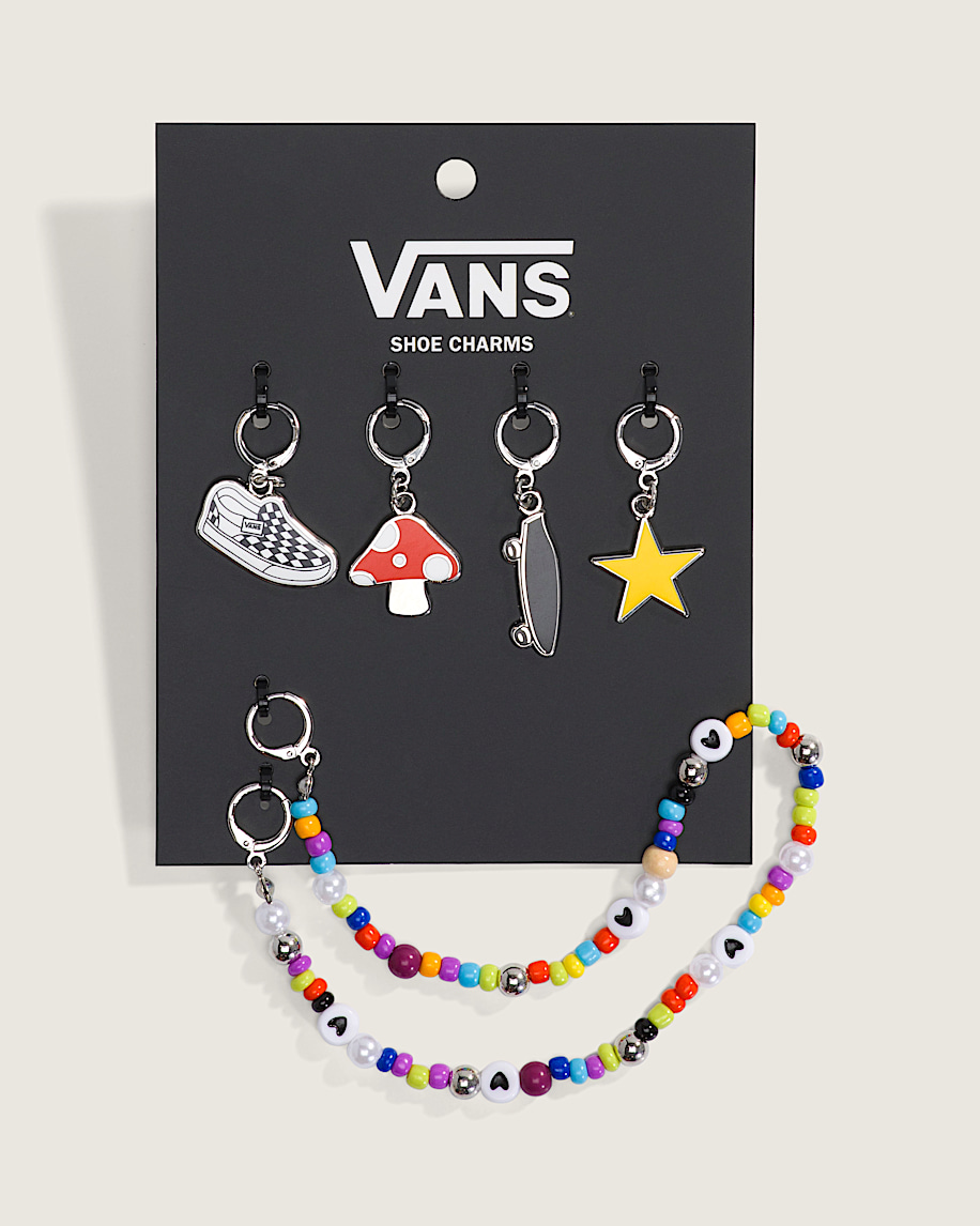 vans beaded board shoe charm set