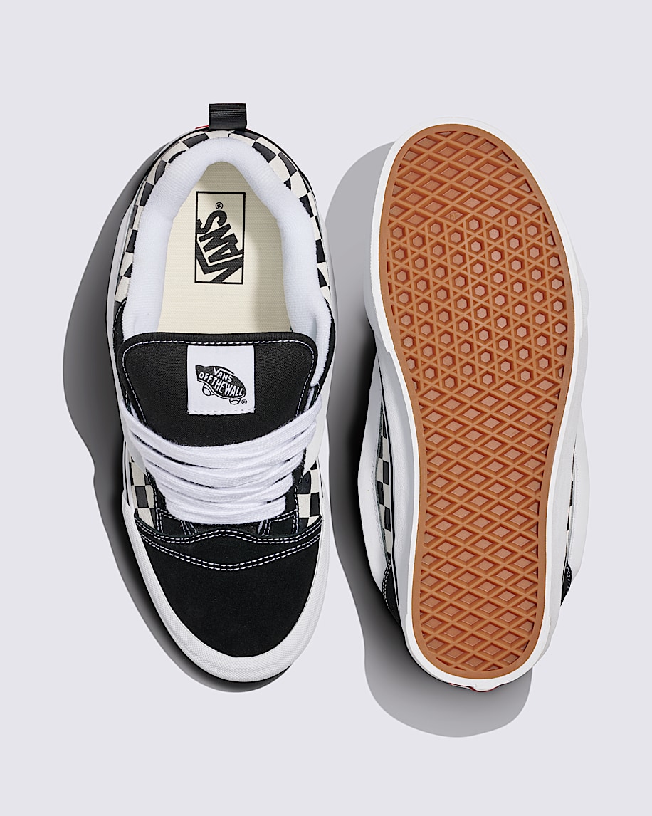knu skool checkerboard shoe