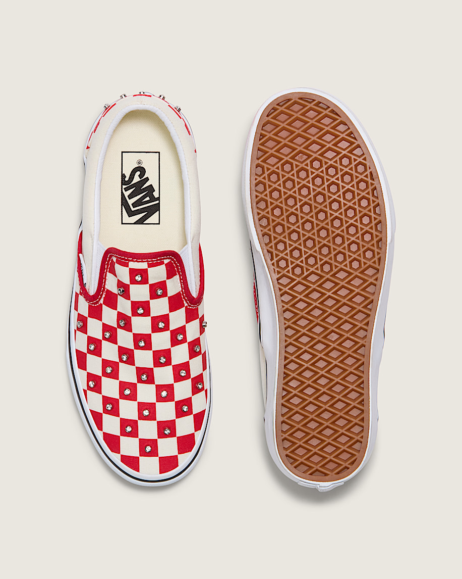 classic slip-on checkerboard shoe