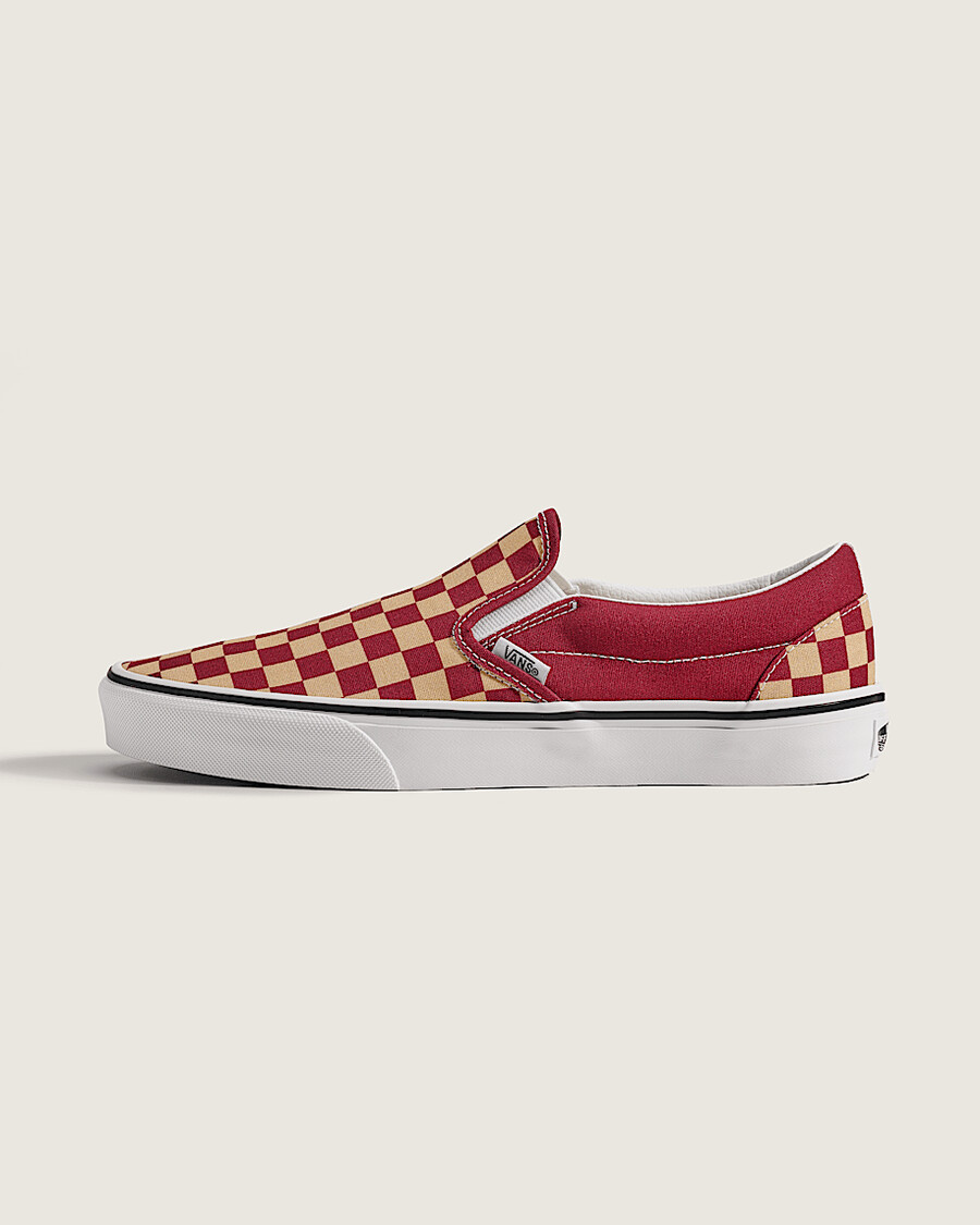 game day classic slip-on checkerboard shoe