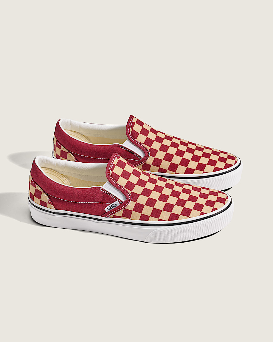 game day classic slip-on checkerboard shoe
