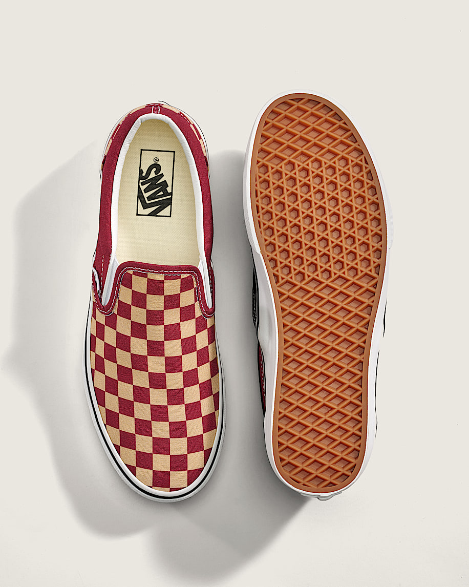 game day classic slip-on checkerboard shoe