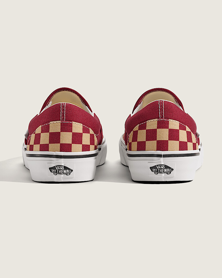 game day classic slip-on checkerboard shoe