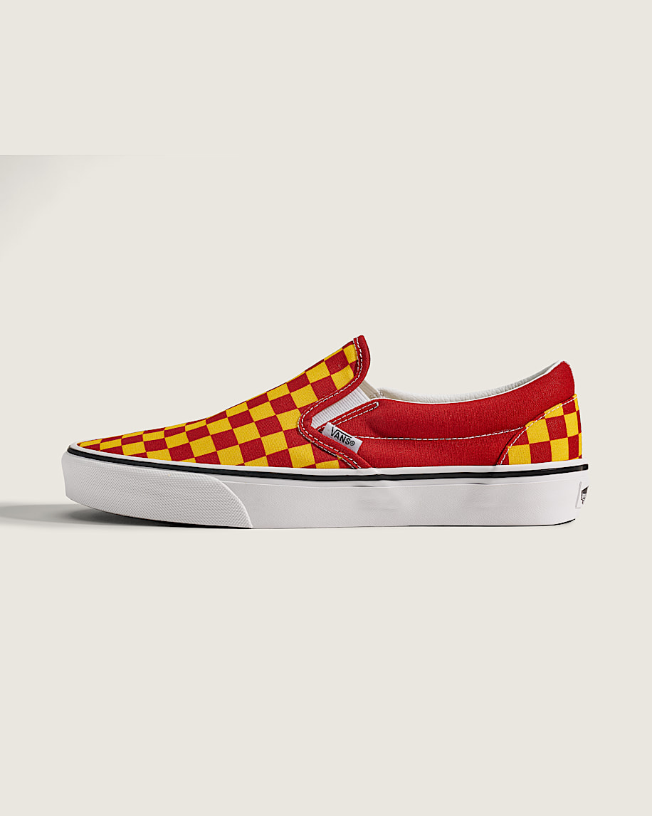 game day classic slip-on checkerboard shoe