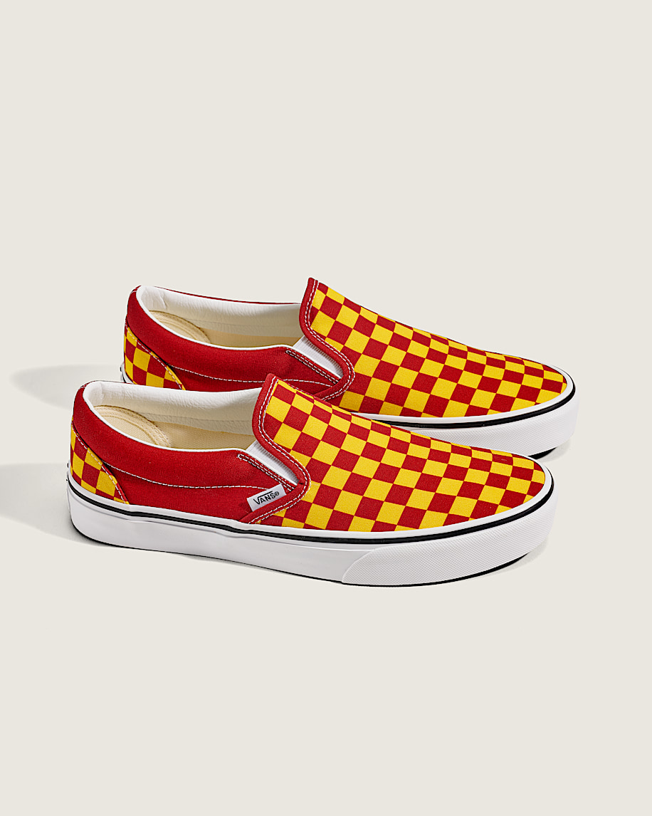 game day classic slip-on checkerboard shoe