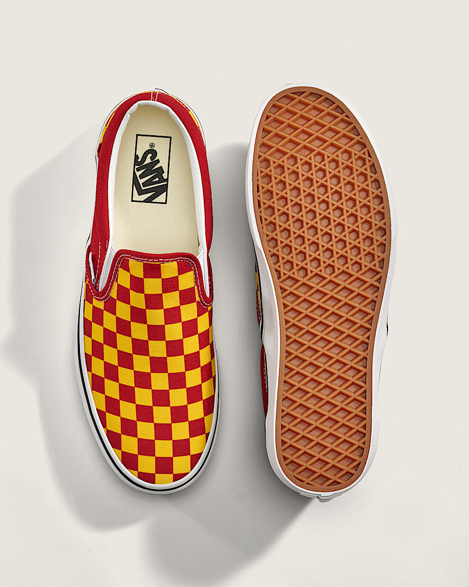 game day classic slip-on checkerboard shoe