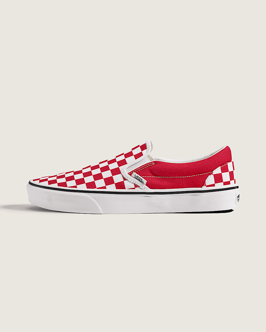 game day classic slip-on checkerboard shoe