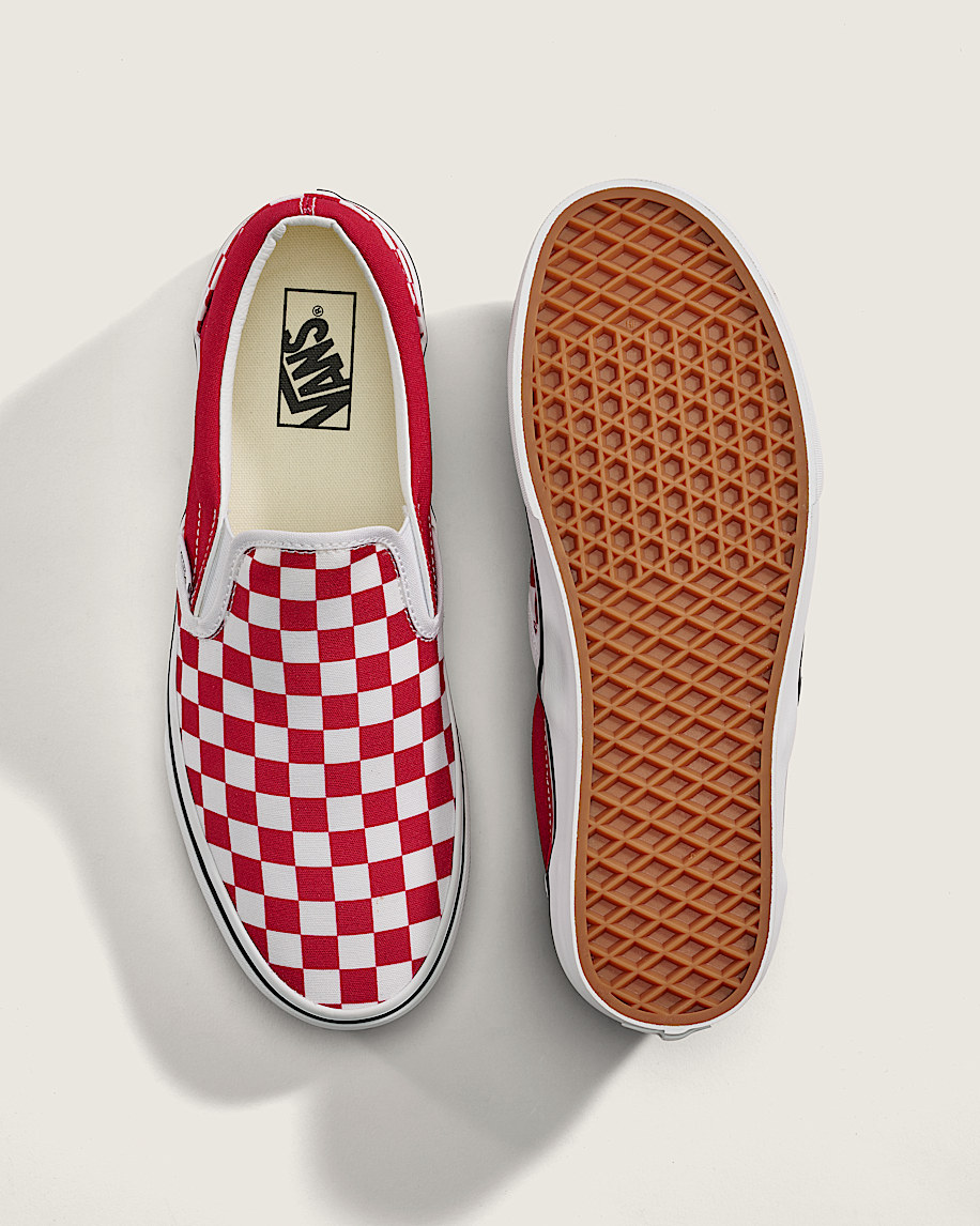 game day classic slip-on checkerboard shoe