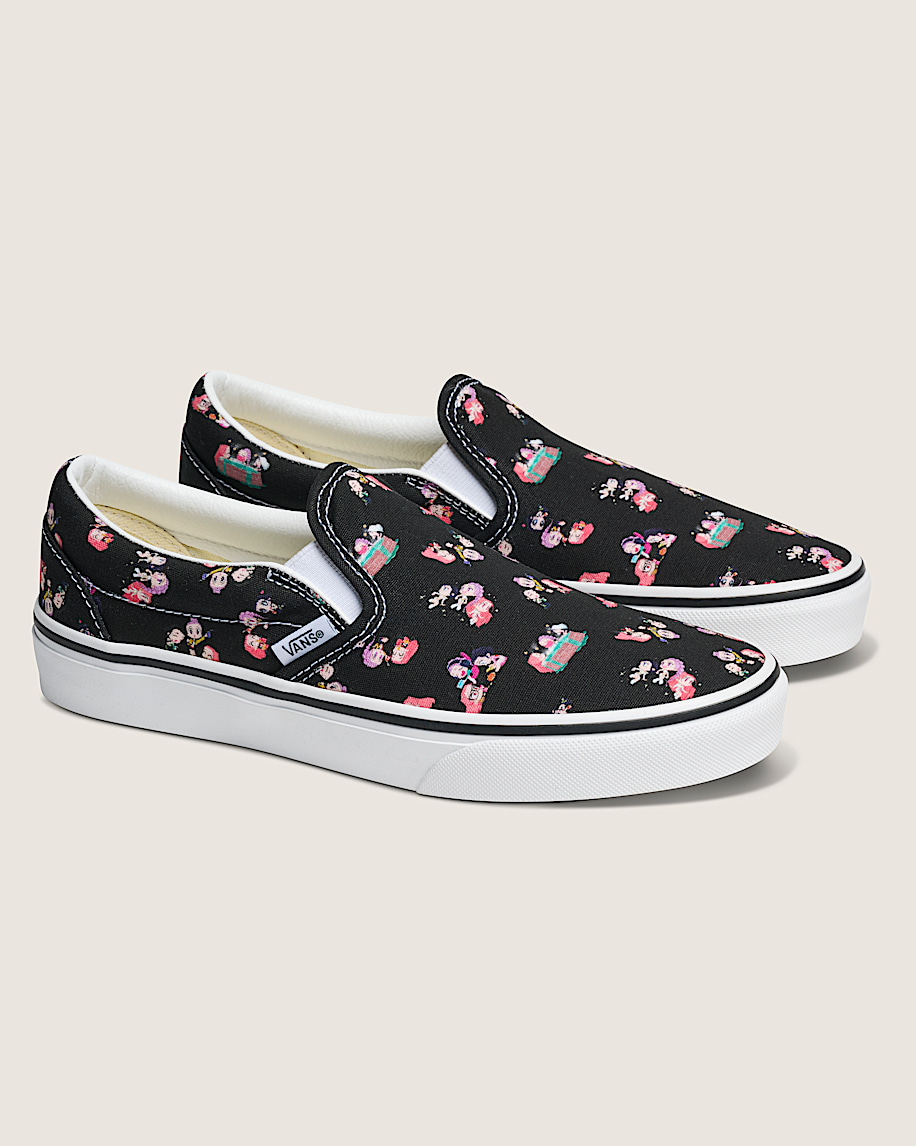kpop demon hunters x vans classic slip-on shoe