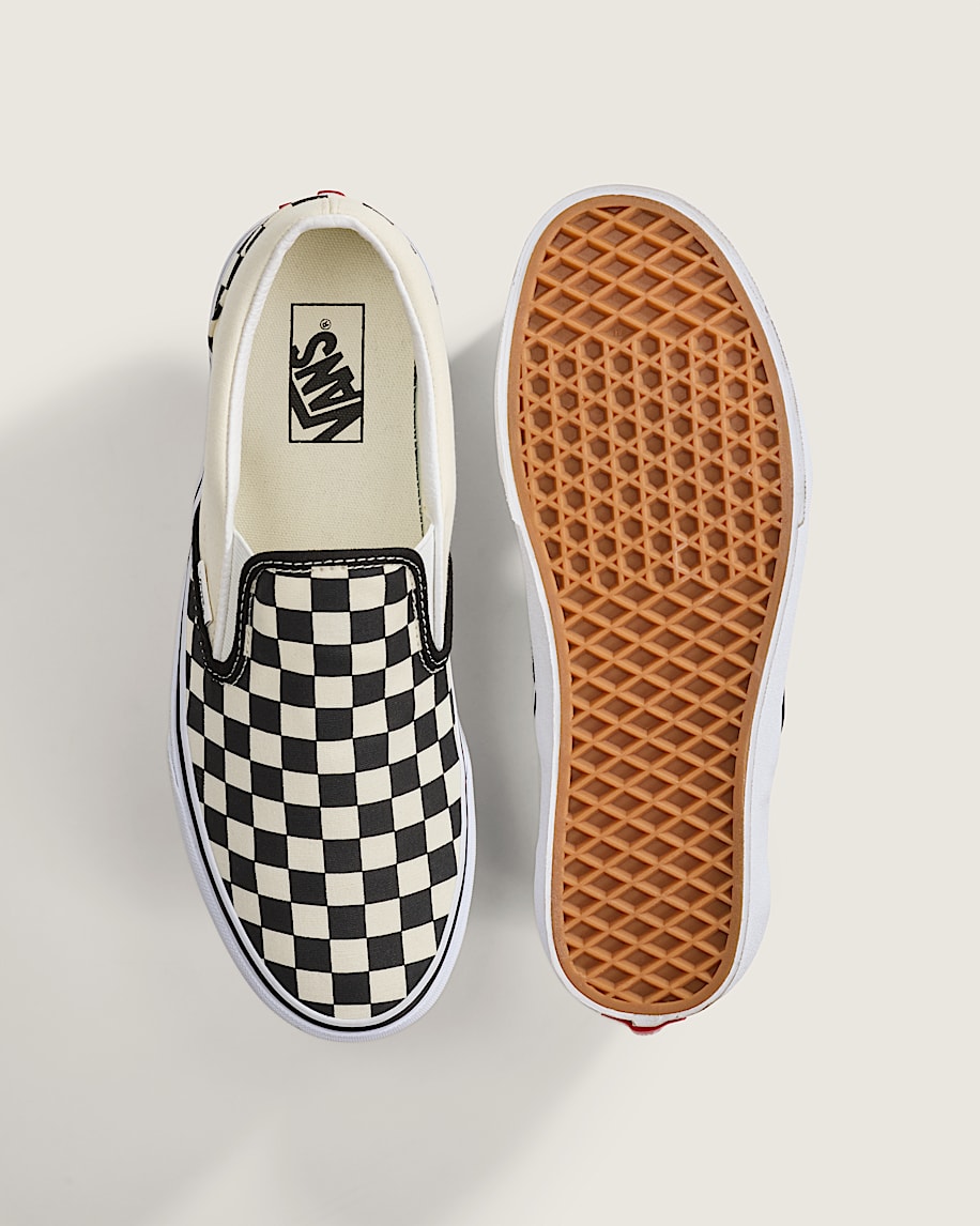 classic slip-on checkerboard shoe