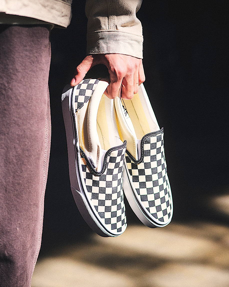 classic slip-on checkerboard shoe