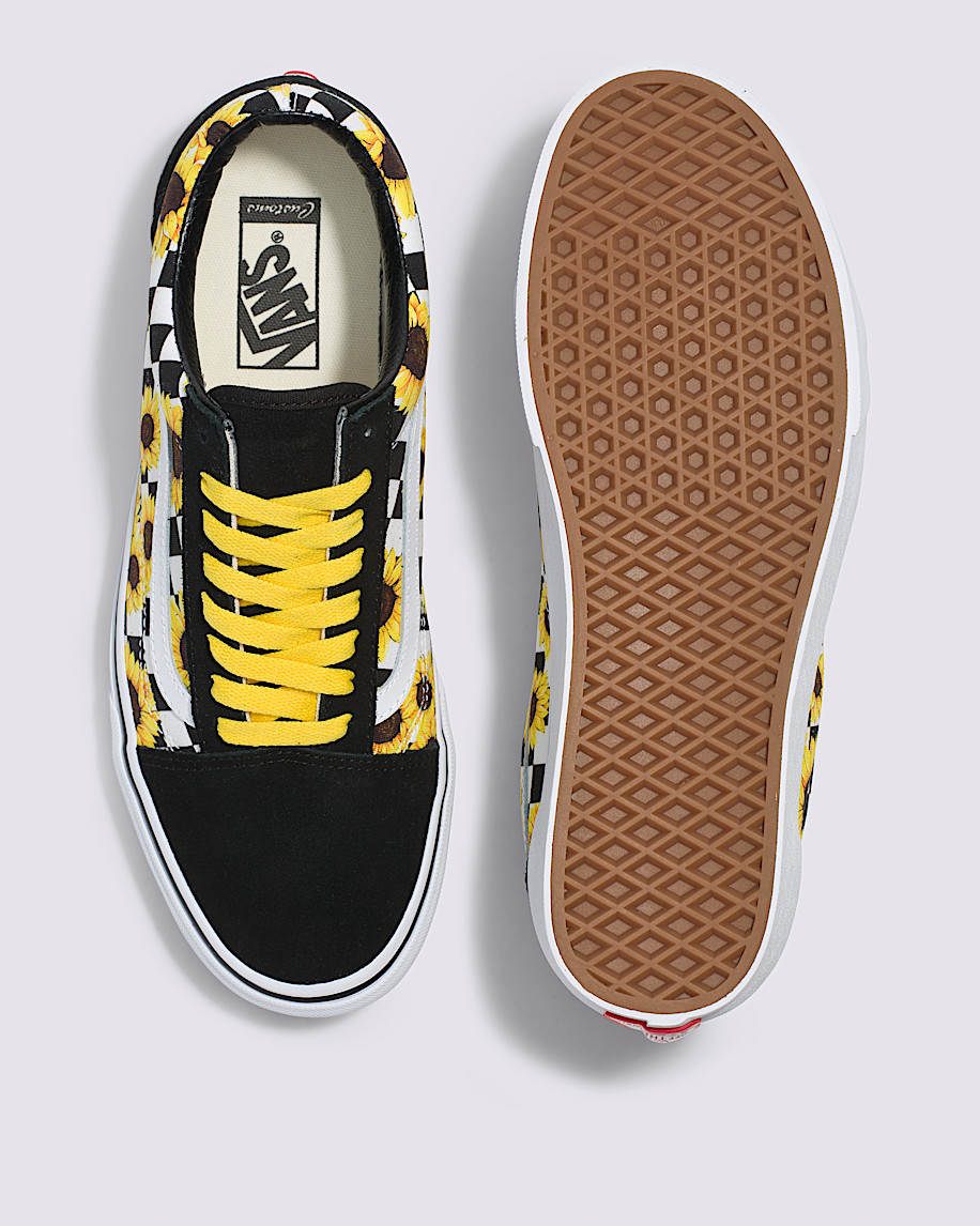 customs old skool checkerboard shoe