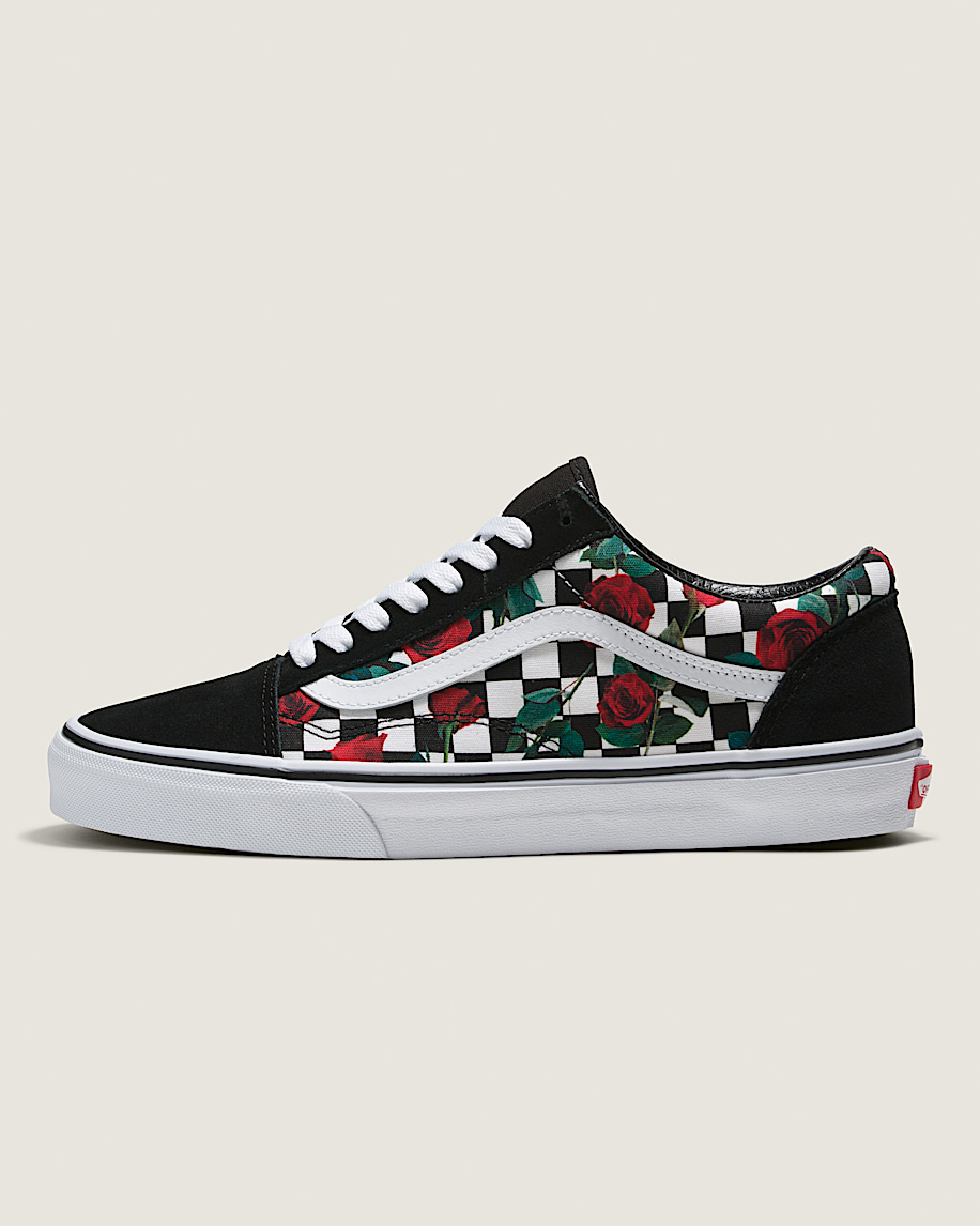 customs old skool checkerboard shoe