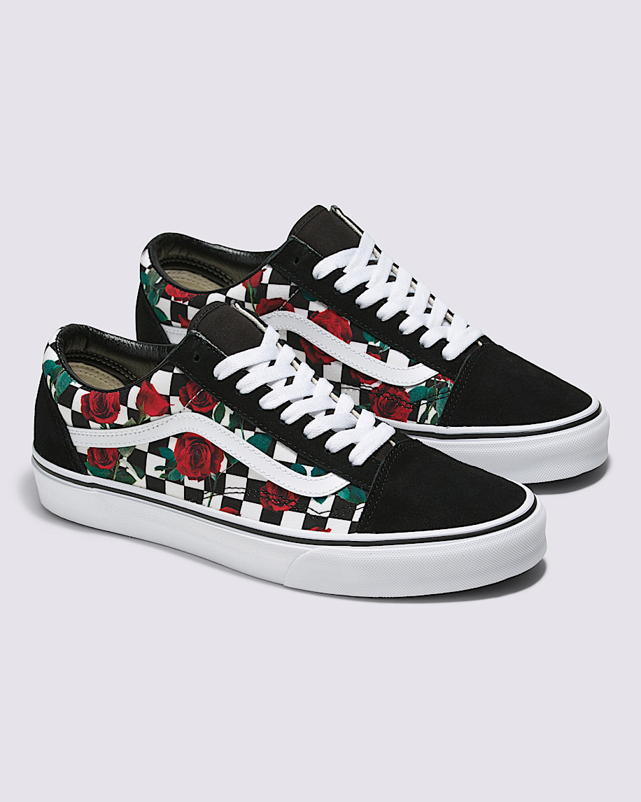 customs old skool checkerboard shoe