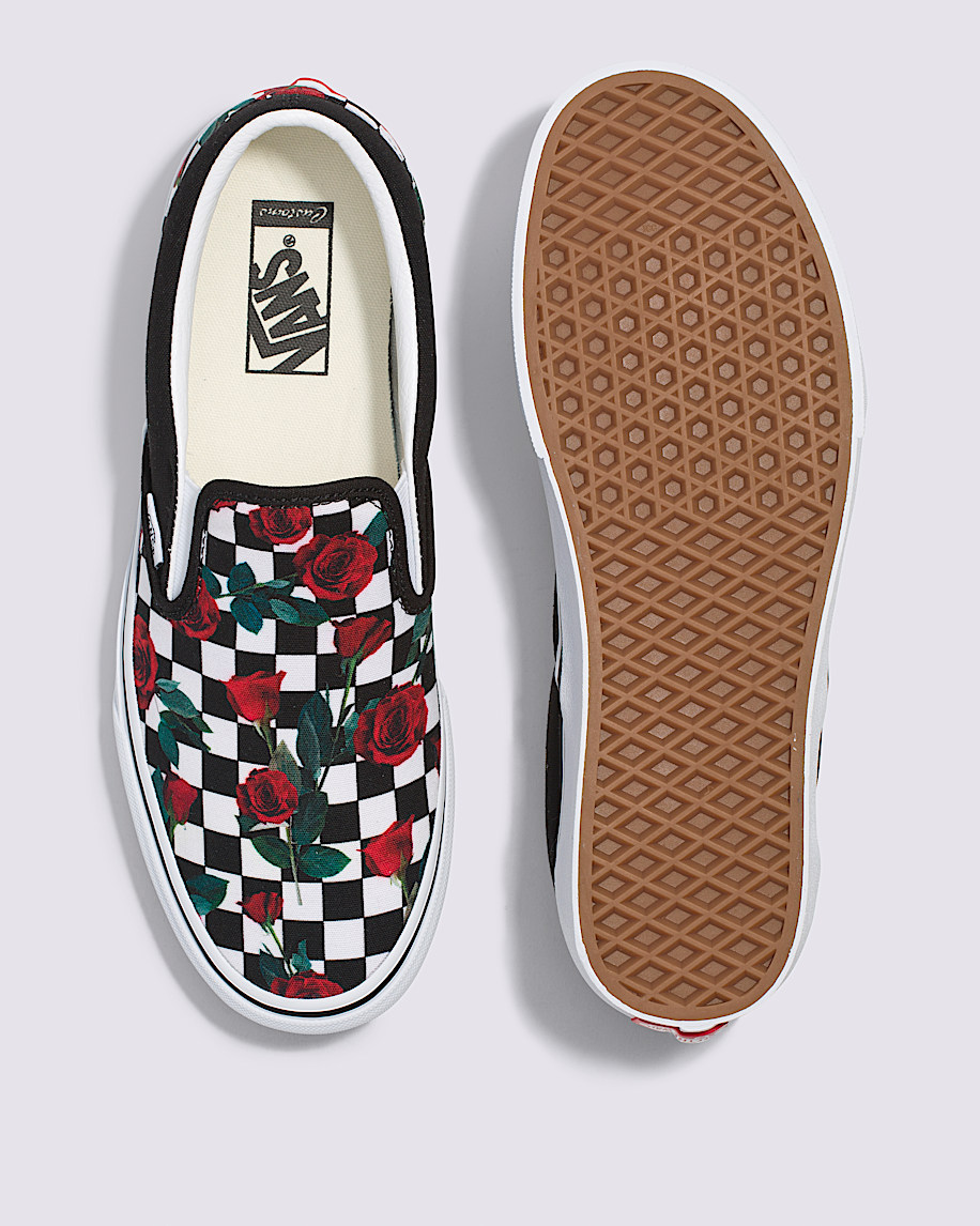 customs classic slip-on checkerboard shoe