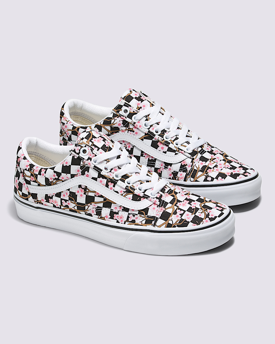 customs old skool checkerboard shoe