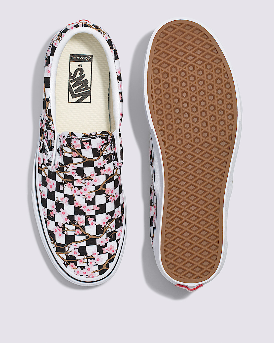 customs classic slip-on checkerboard shoe