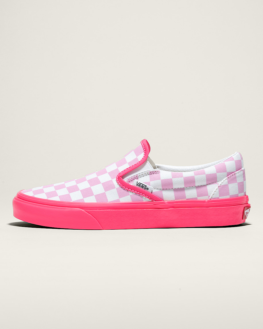 customs classic slip-on checkerboard shoe