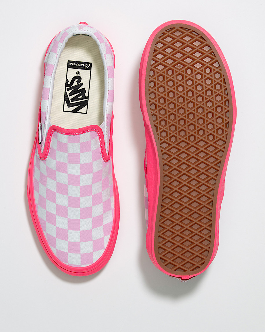 customs classic slip-on checkerboard shoe