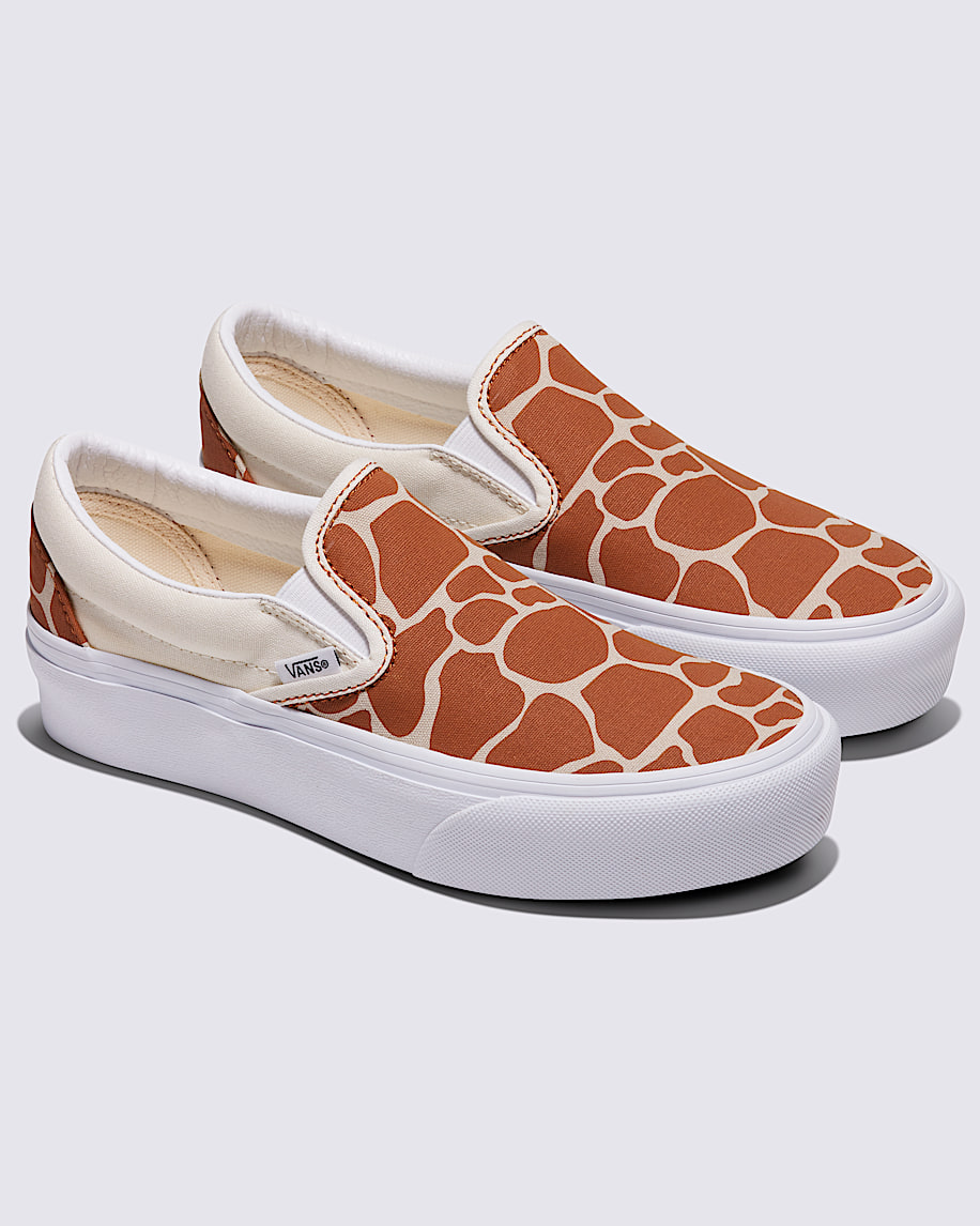customs classic slip-on platform shoe