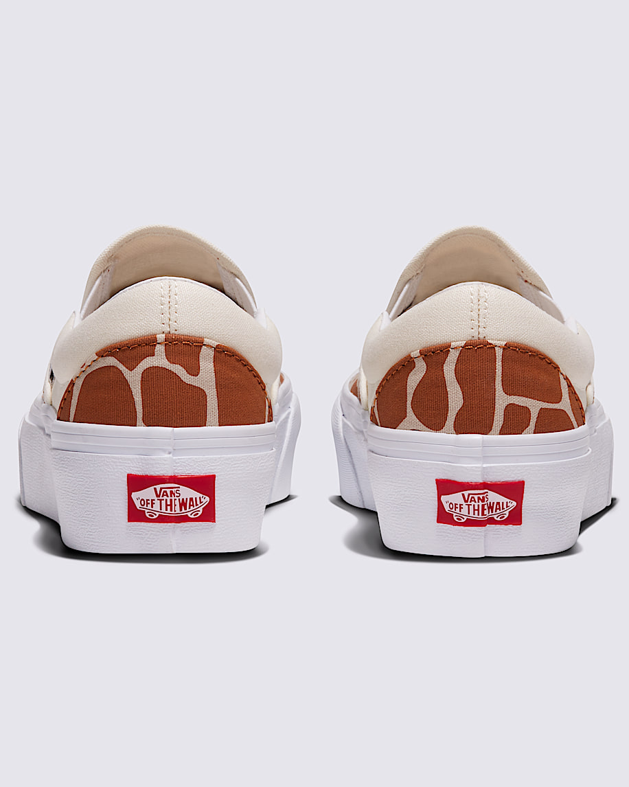 customs classic slip-on platform shoe