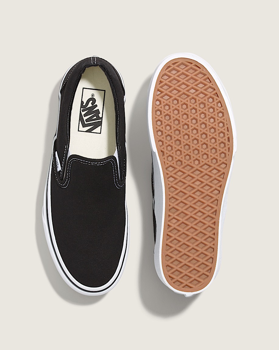 classic slip-on platform shoe