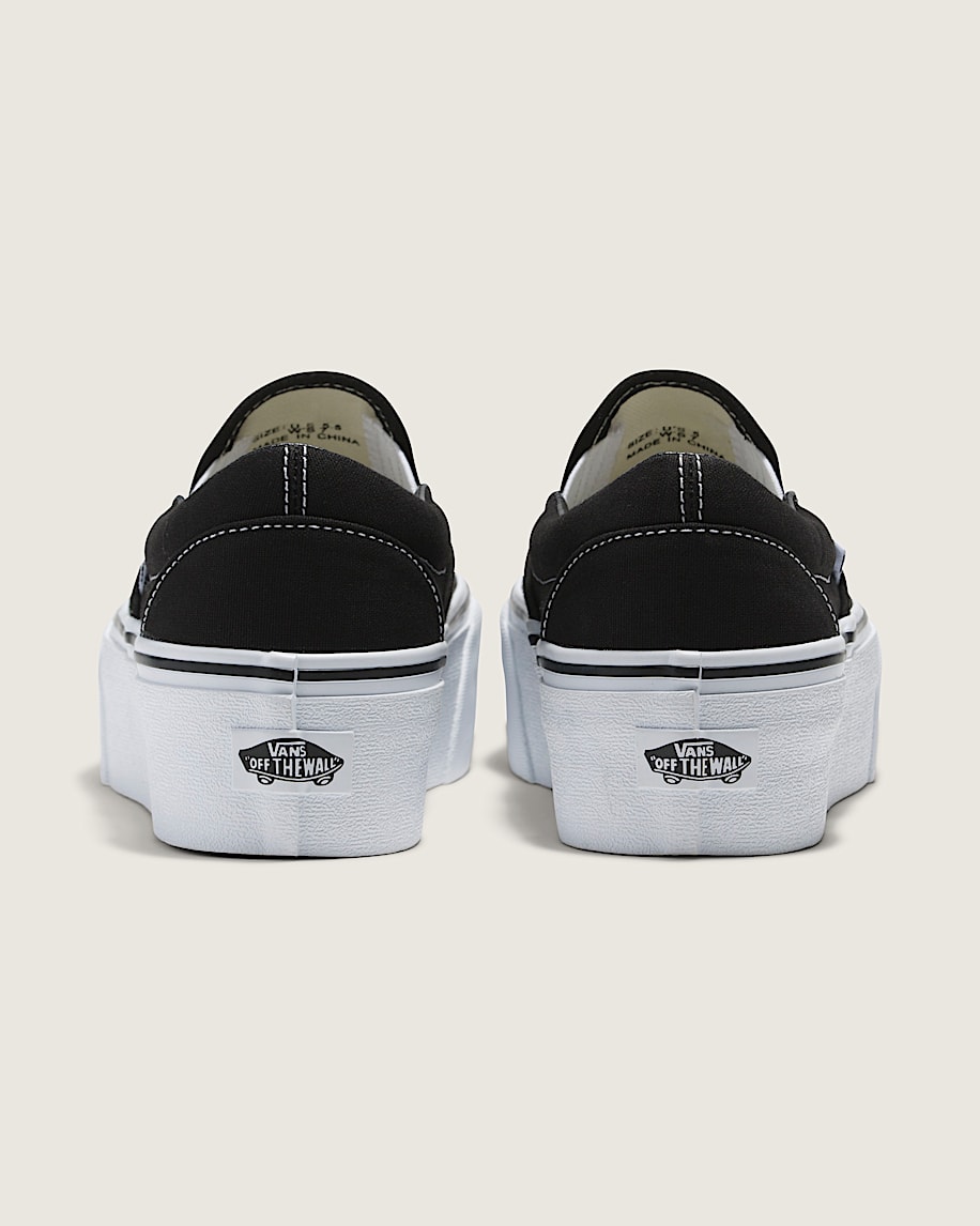 classic slip-on platform shoe