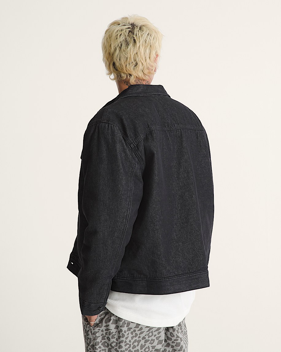 premium mcavoy lined trucker jacket