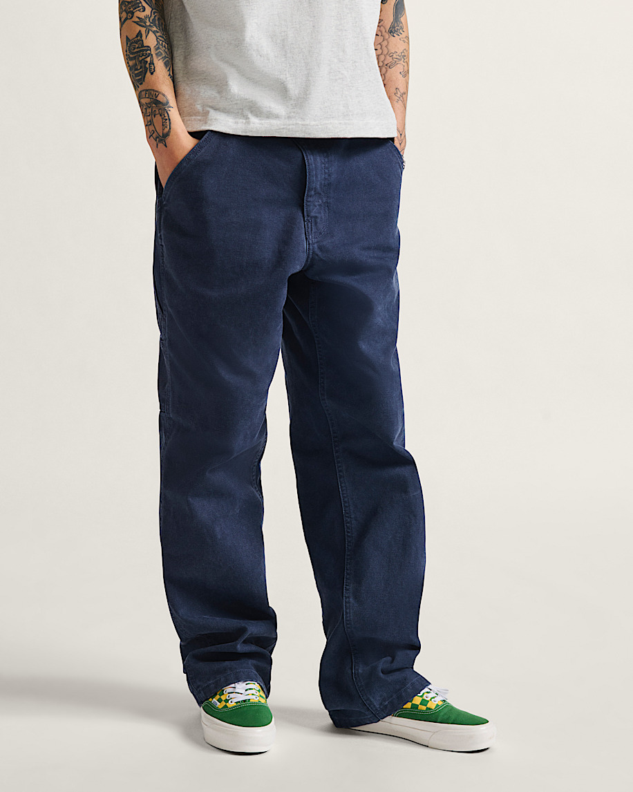 drill chore carpenter vintage wash pants