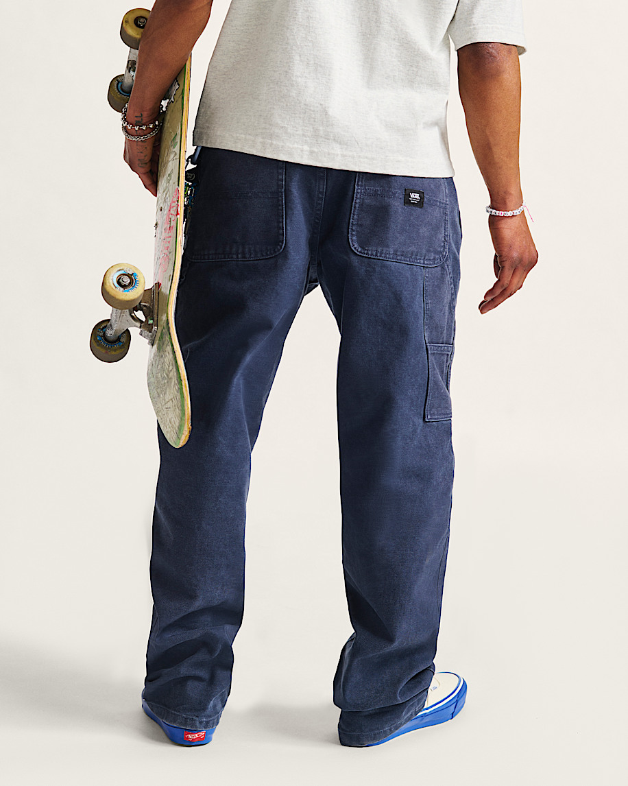 drill chore carpenter vintage wash pants