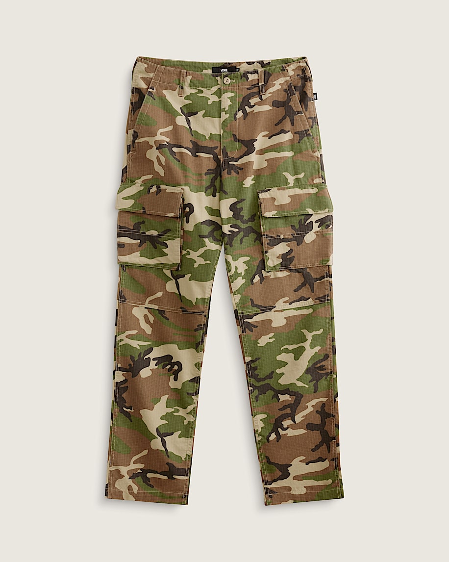 fatigue cargo loose tapered ripstop pants