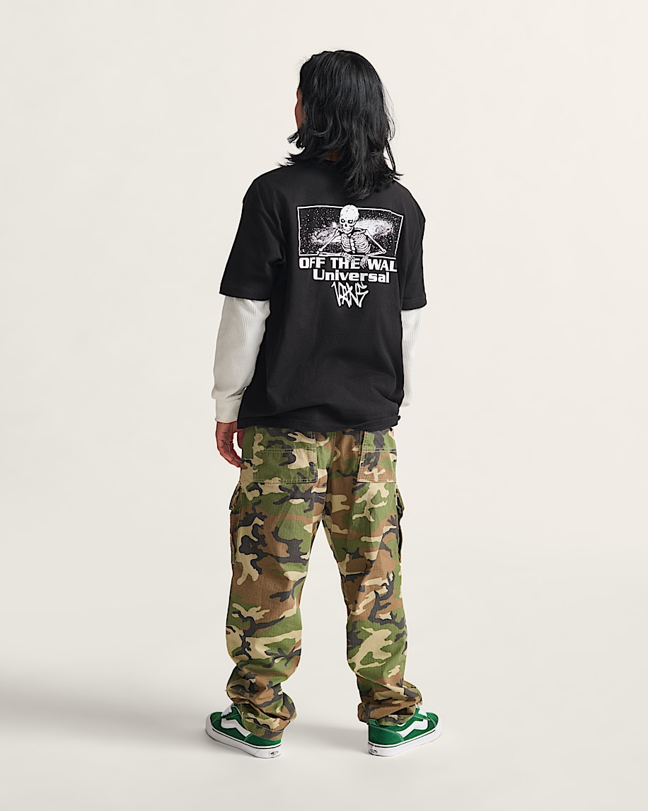fatigue cargo loose tapered ripstop pants
