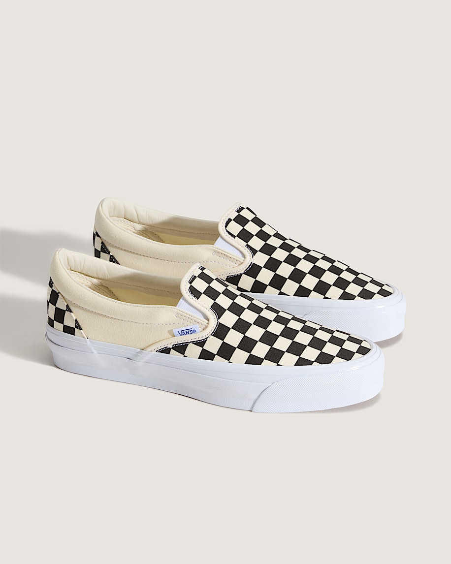 premium classic slip-on checkerboard shoe
