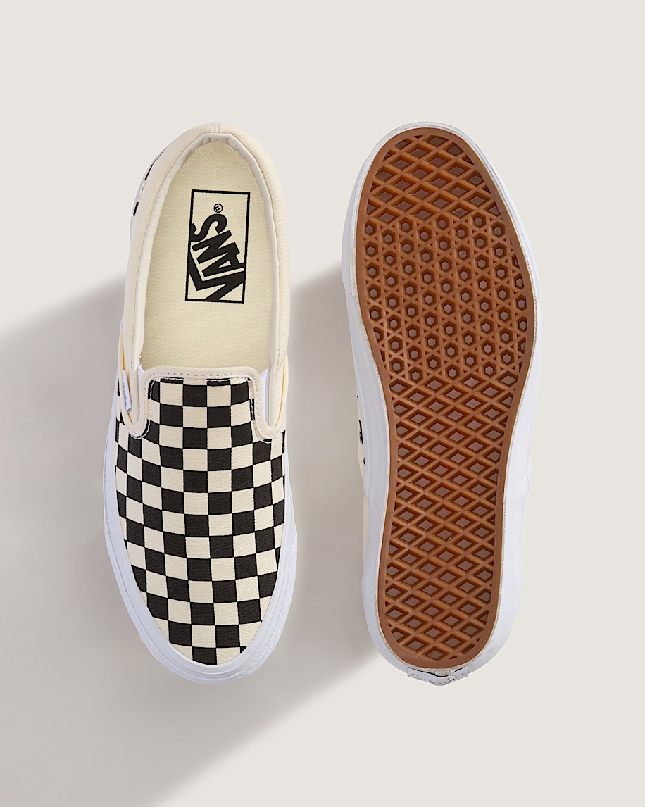 premium classic slip-on checkerboard shoe