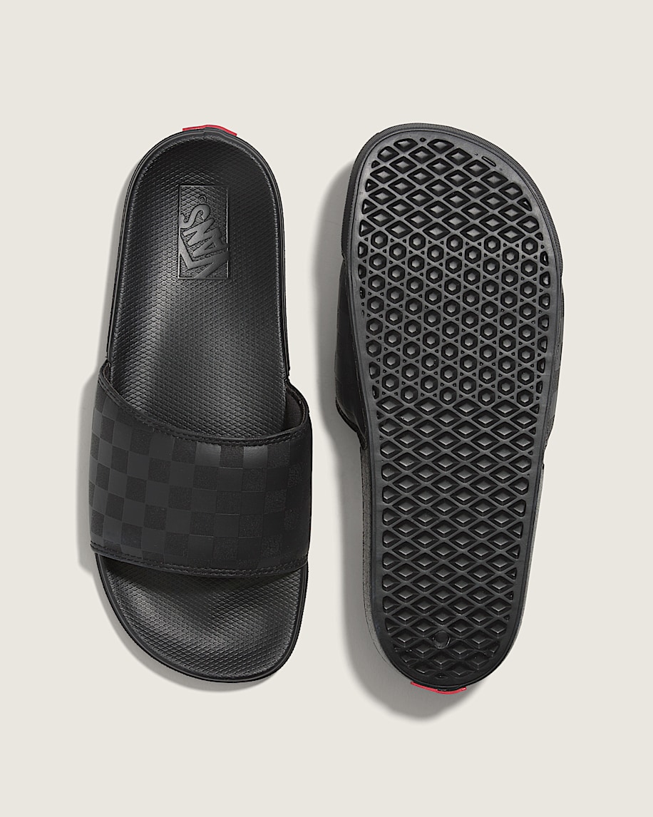la costa checkerboard slide-on sandal