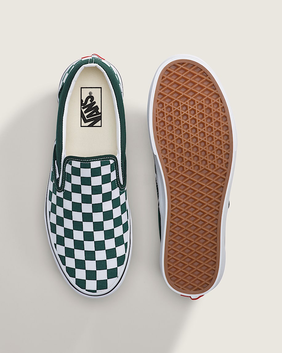 classic slip on checkerboard shoe